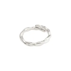 LULU twirl stack ring silver-plated