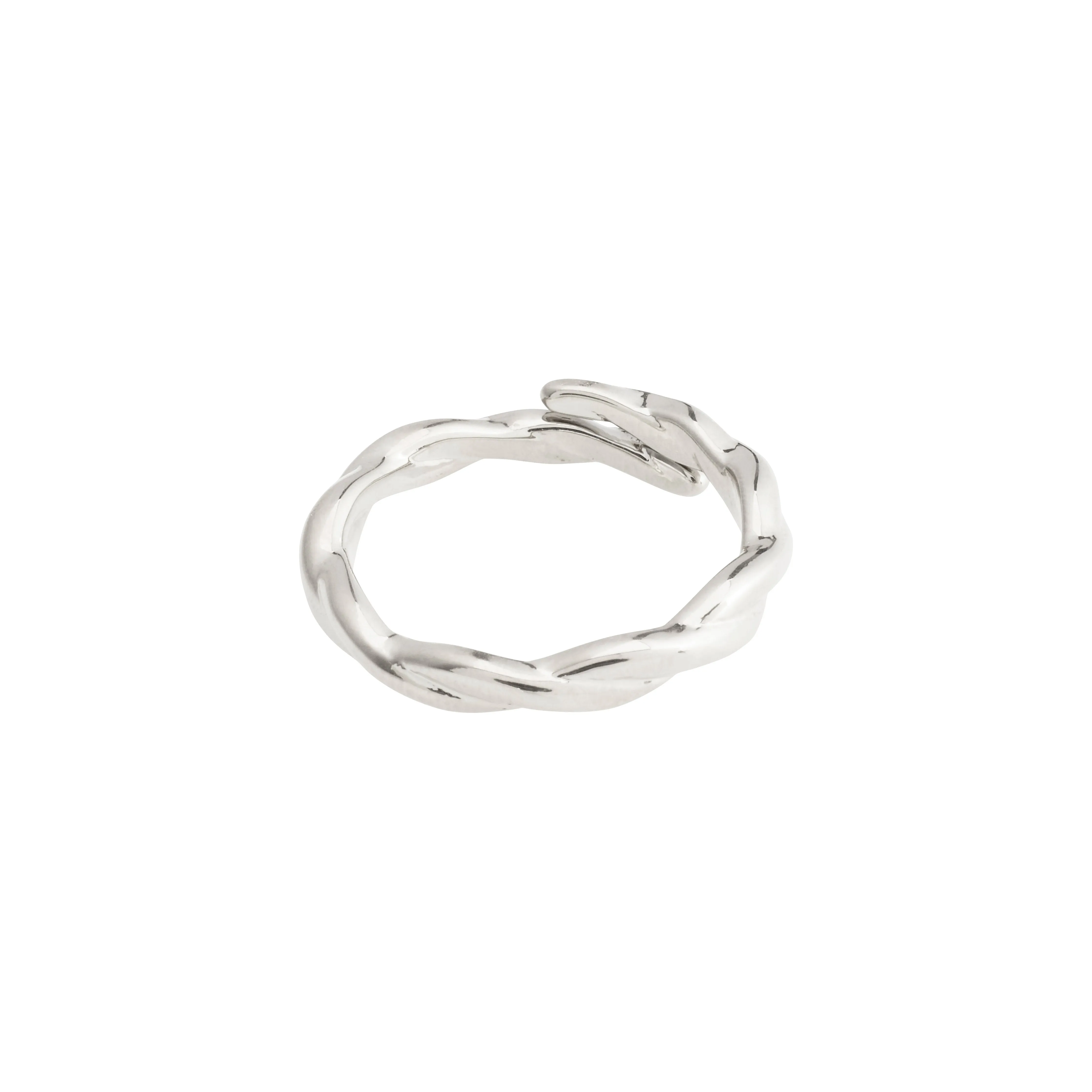 LULU twirl stack ring silver-plated