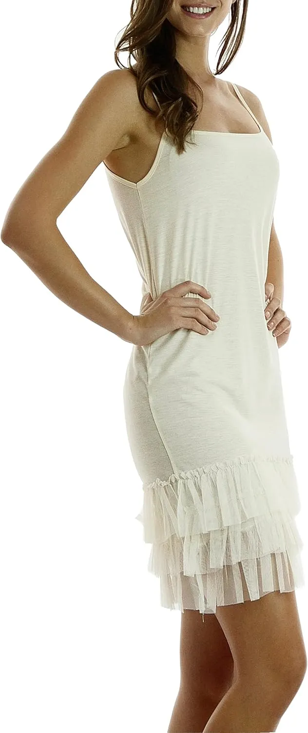 MELODY Women's Knit Camisole Full Slip Dresses