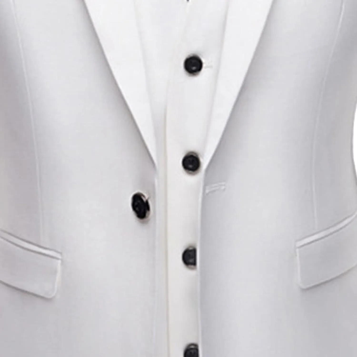 Men One Button Solid Jacket Vest Pants Set Business Wedding 3 Piece Suit Solid Slim Fit Party Suit Sets
