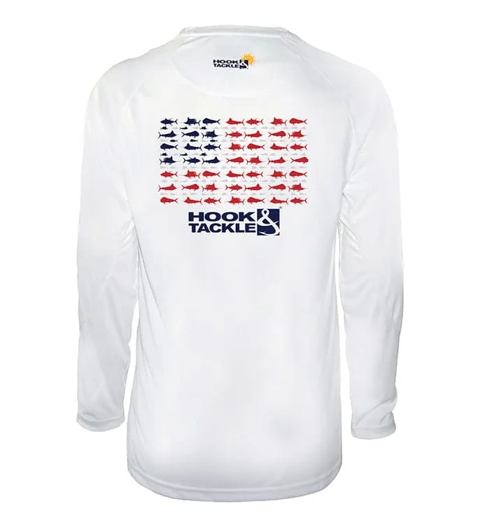 Men's American Fish L/S UV Fishing Shirt