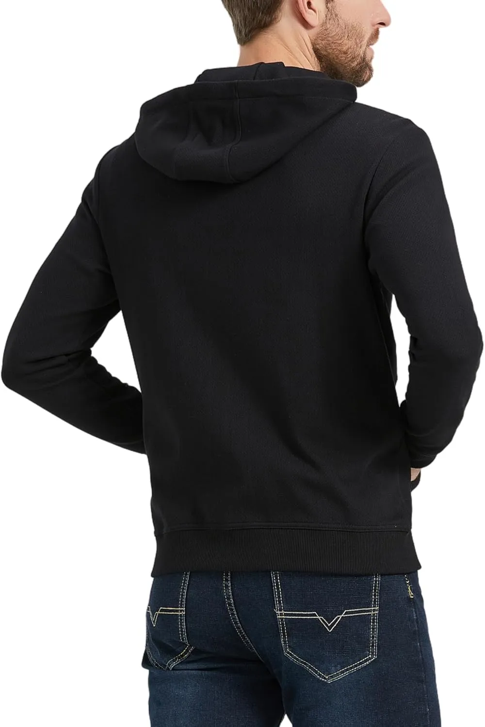 Men's Fashion Sweatshirt Cotton Comfy Hooded Sweatshirt With Pocket Soft Hoodie Sweatshirts For Men Full Zip
