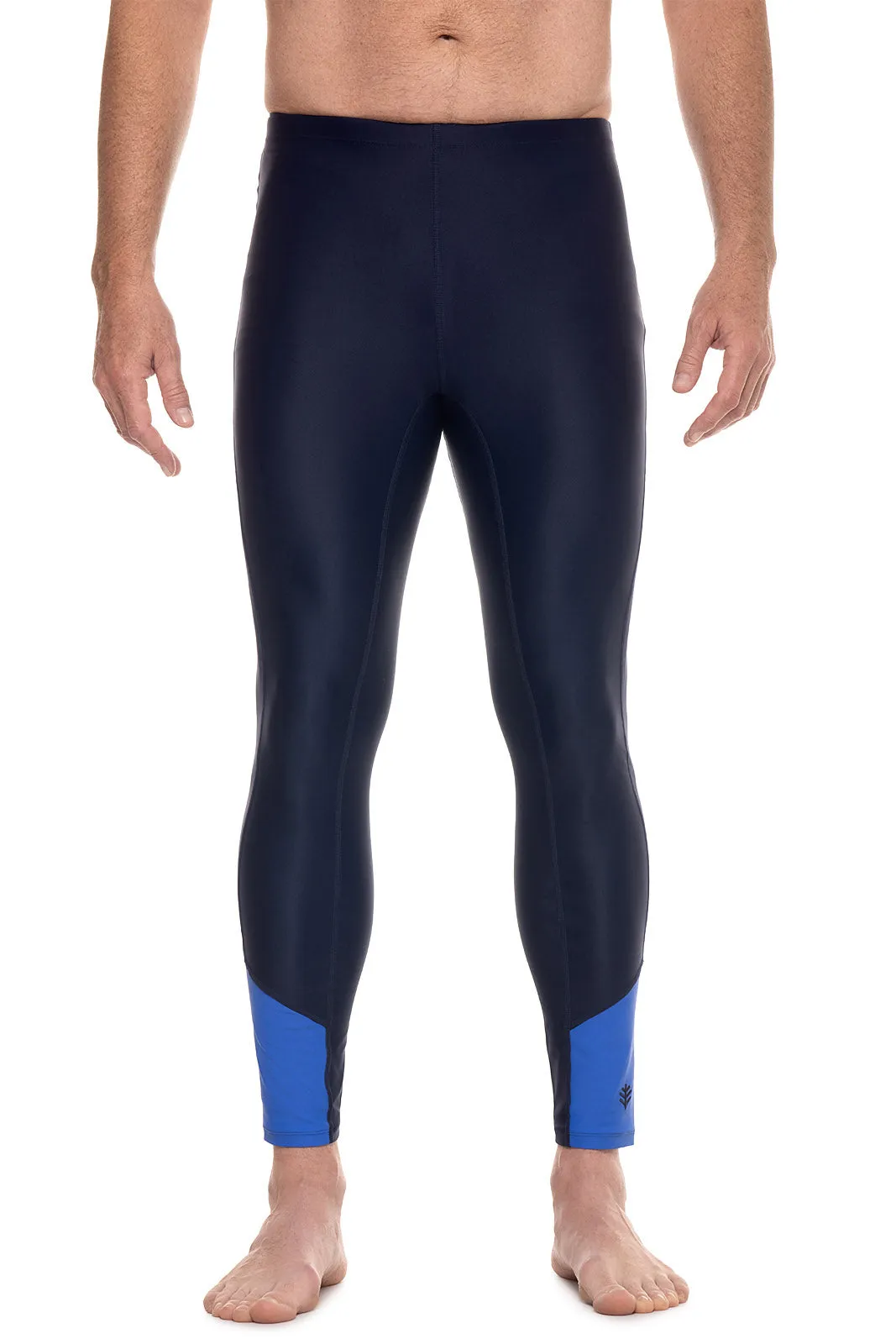 Men's Point Break Swim Tights | Navy Colorblock
