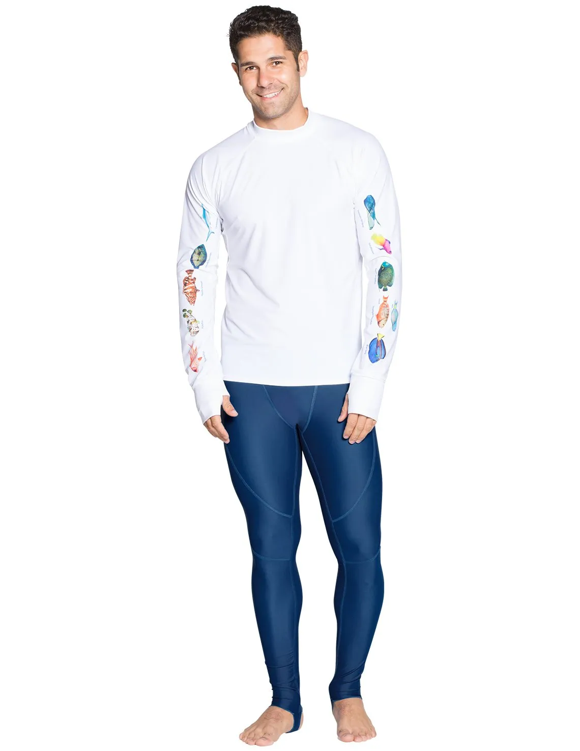 Men's Snorkel Stirrup Swim Legging - Royal