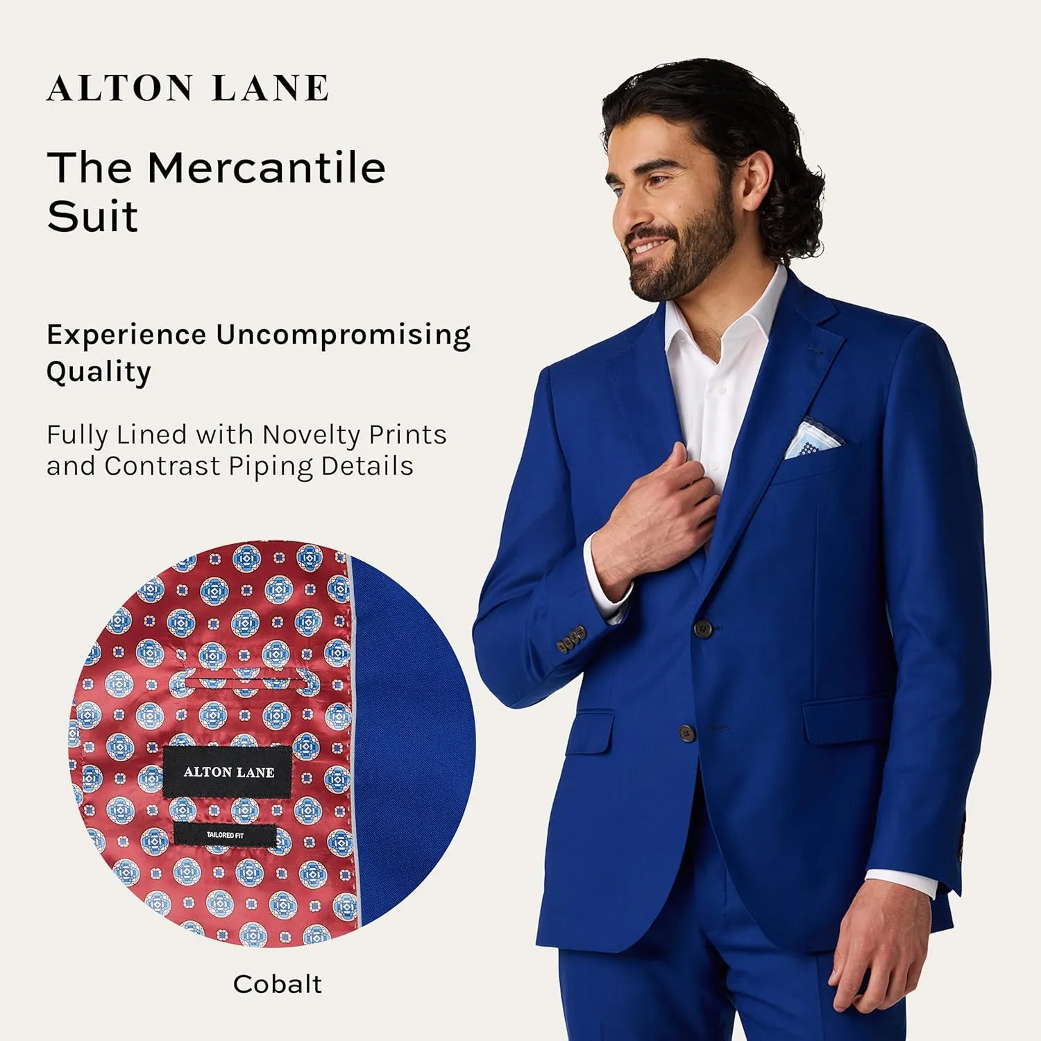Mercantile Suit Tailored Fit - Premium Quality Suits for Men, Stylish and Elegant Formal Suit for Men