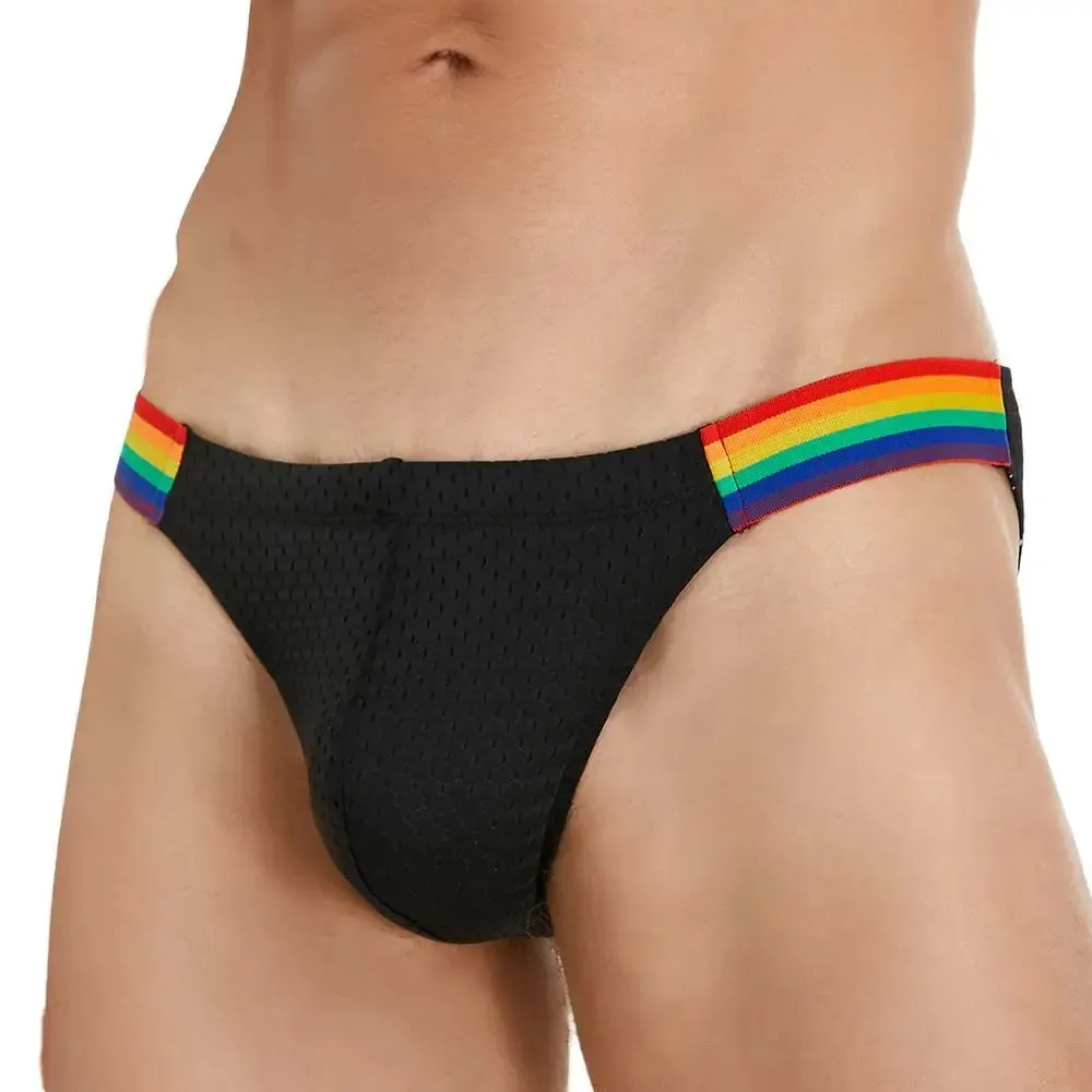 Mesh Rainbow Waistband Briefs