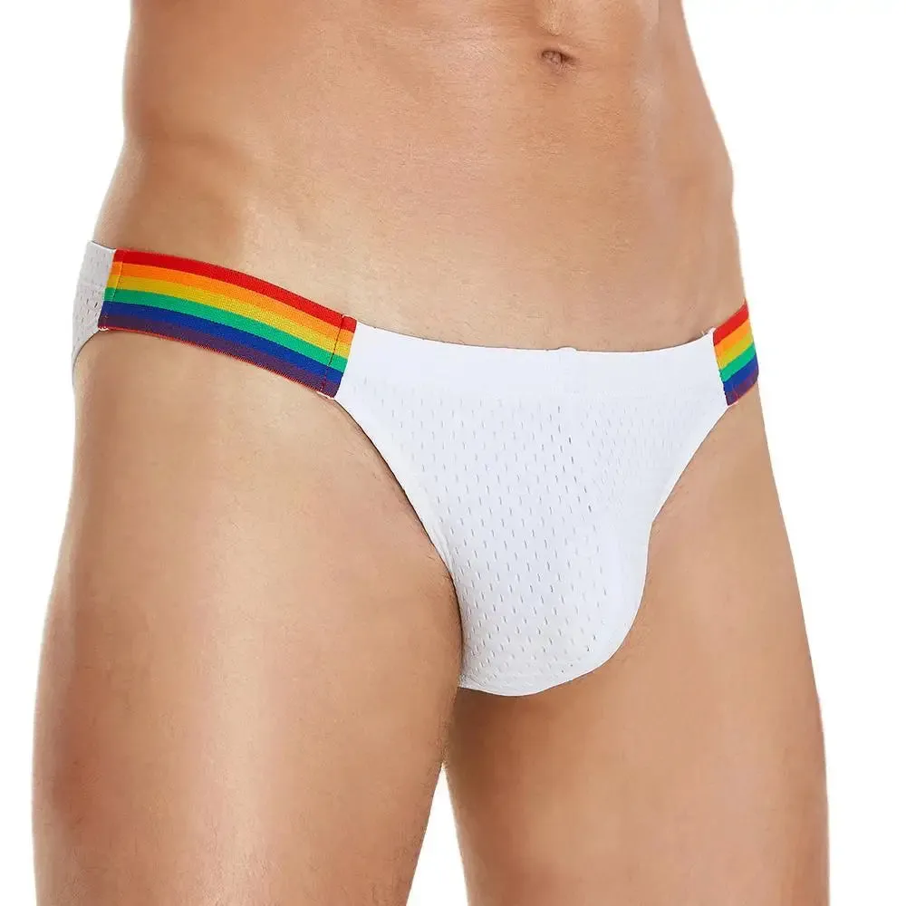 Mesh Rainbow Waistband Briefs