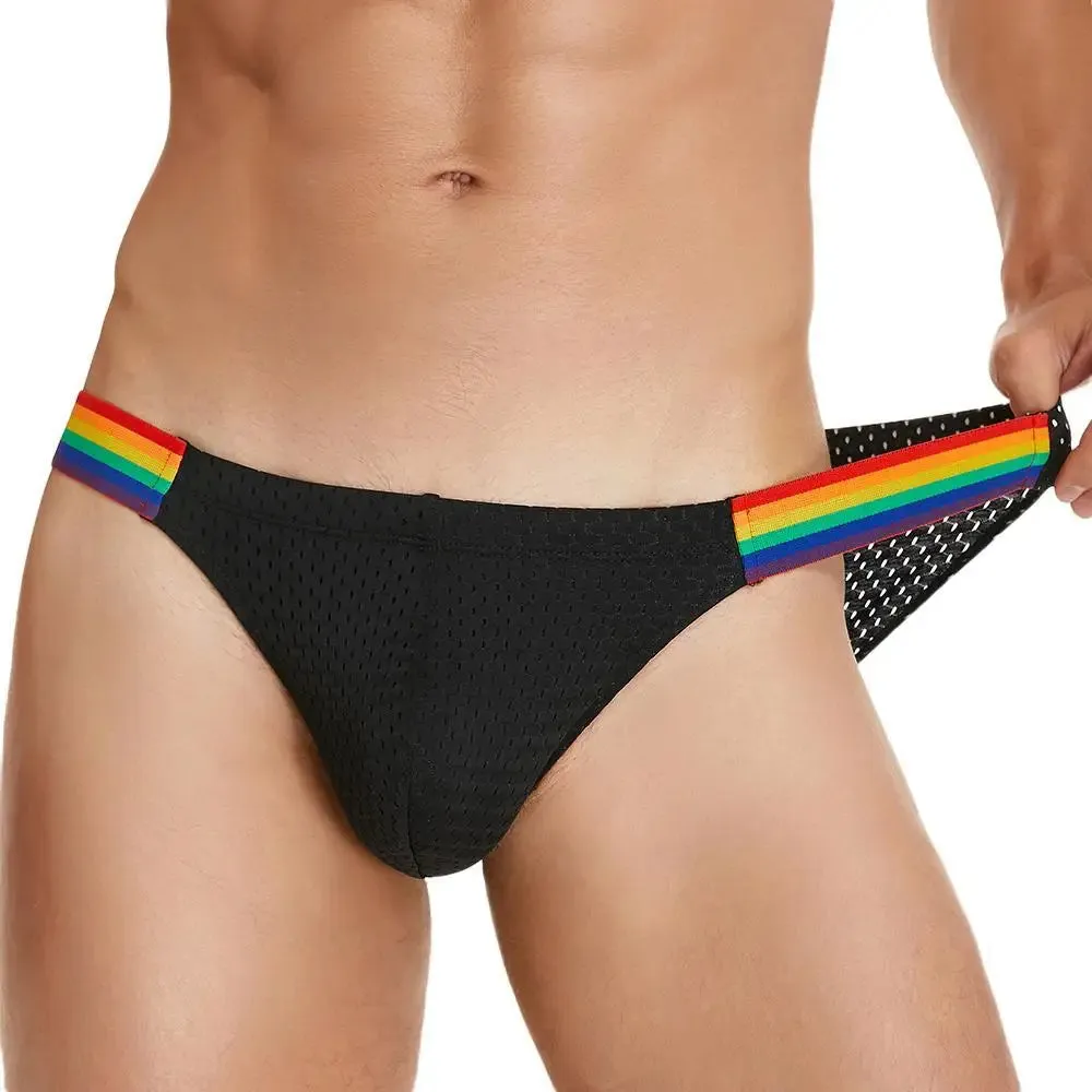 Mesh Rainbow Waistband Briefs