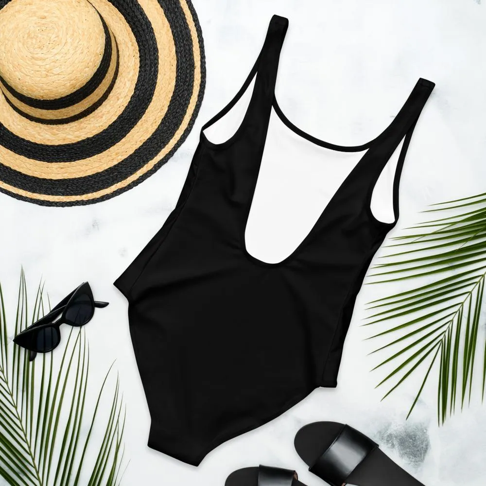 Moisturized Hydrated and Minding My Own Business - One-Piece Swimsuit