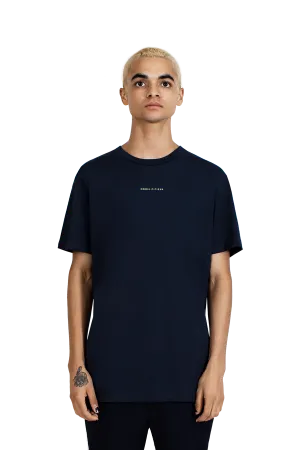 Neon Green Navy Short Sleeve T-Shirt