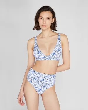 Onia Mallory Plunge V-Neck Bikini Top