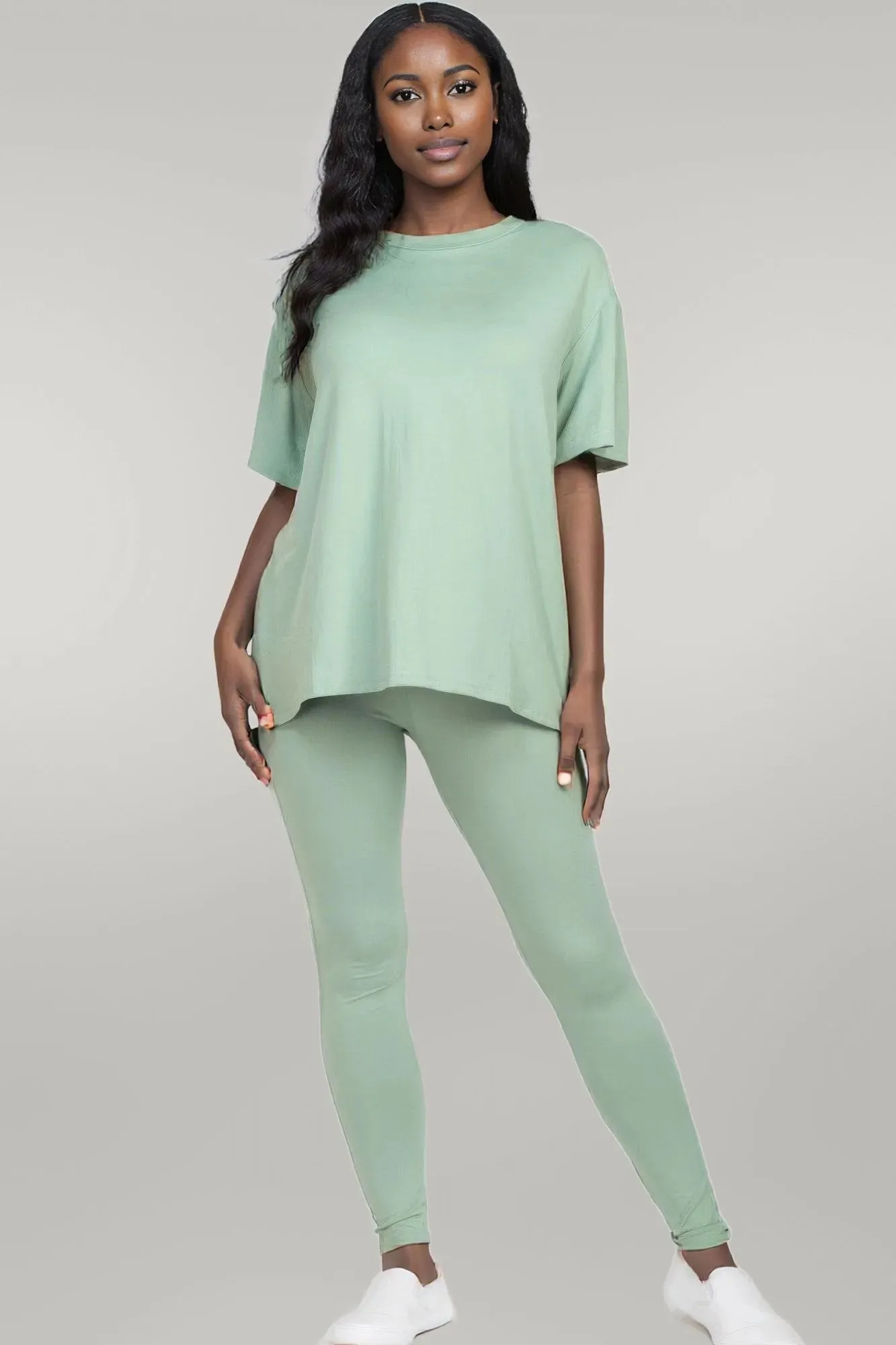 Oversized T-shirt & Leggings Set