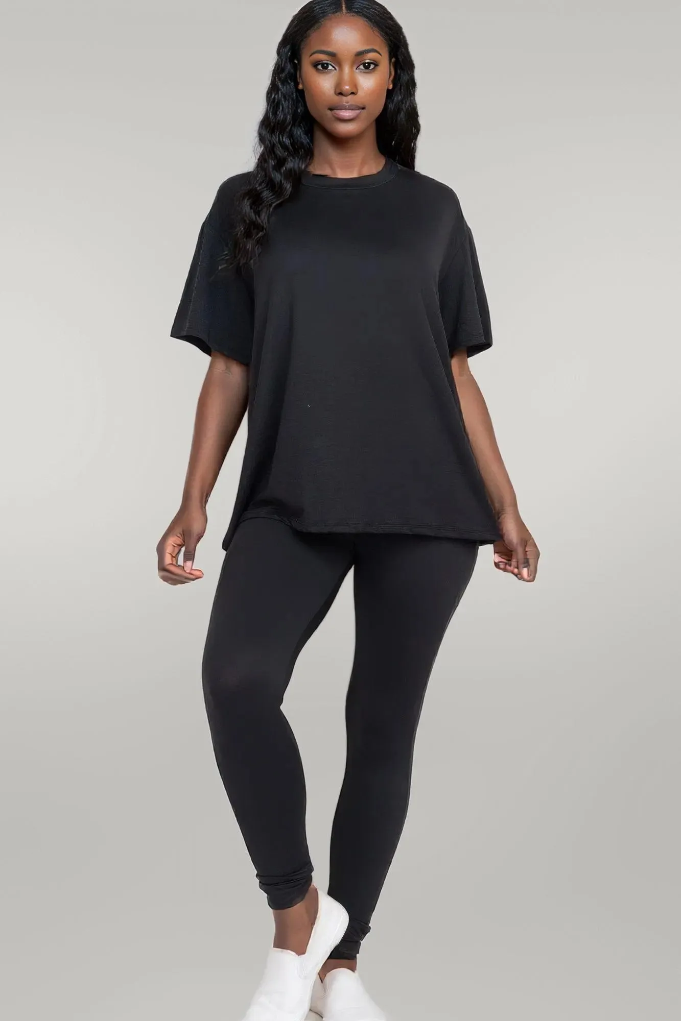 Oversized T-shirt & Leggings Set
