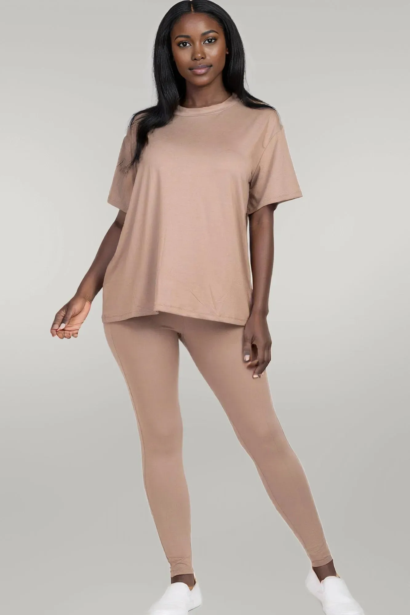 Oversized T-shirt & Leggings Set