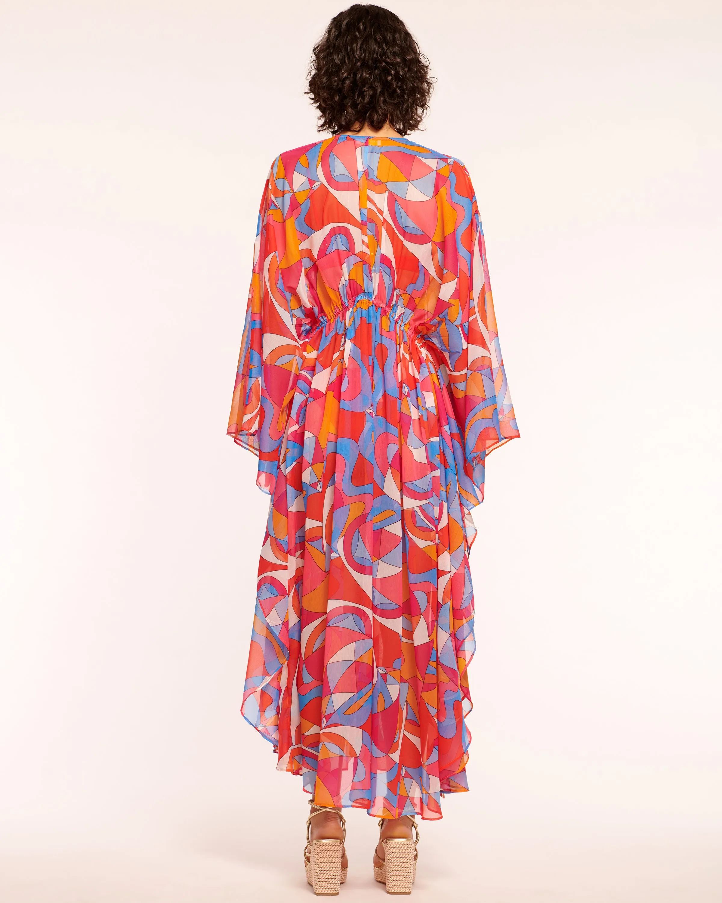 Phebe Long Sleeve Coverup Maxi Dress