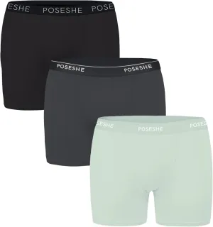 POSESHE Women's Boxer Briefs 6" Inseam, Ultra-soft MicroModal Boyshorts Underwear S-5XL