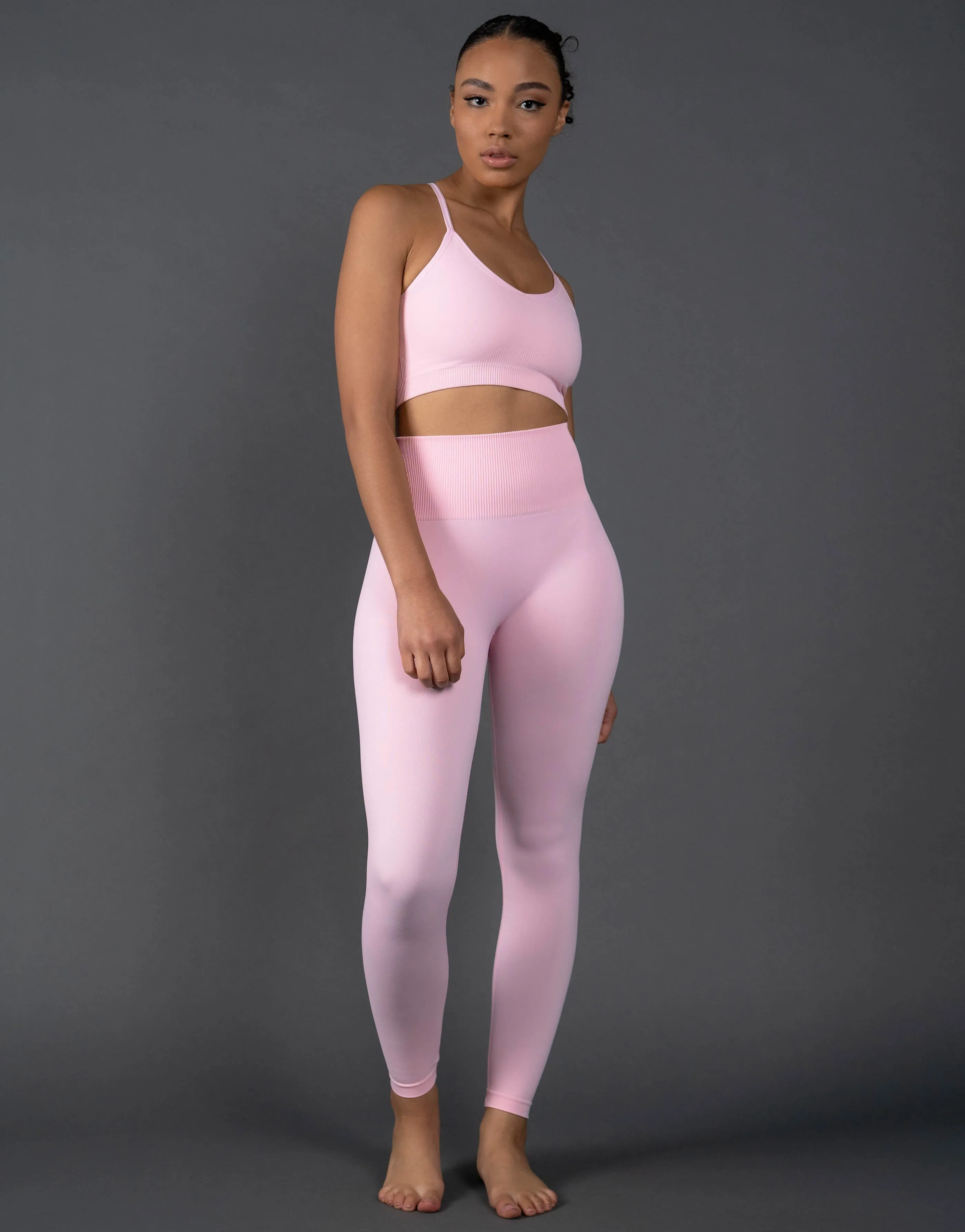 Premium Seamless Tights V5.1 - Taffy (Pink)