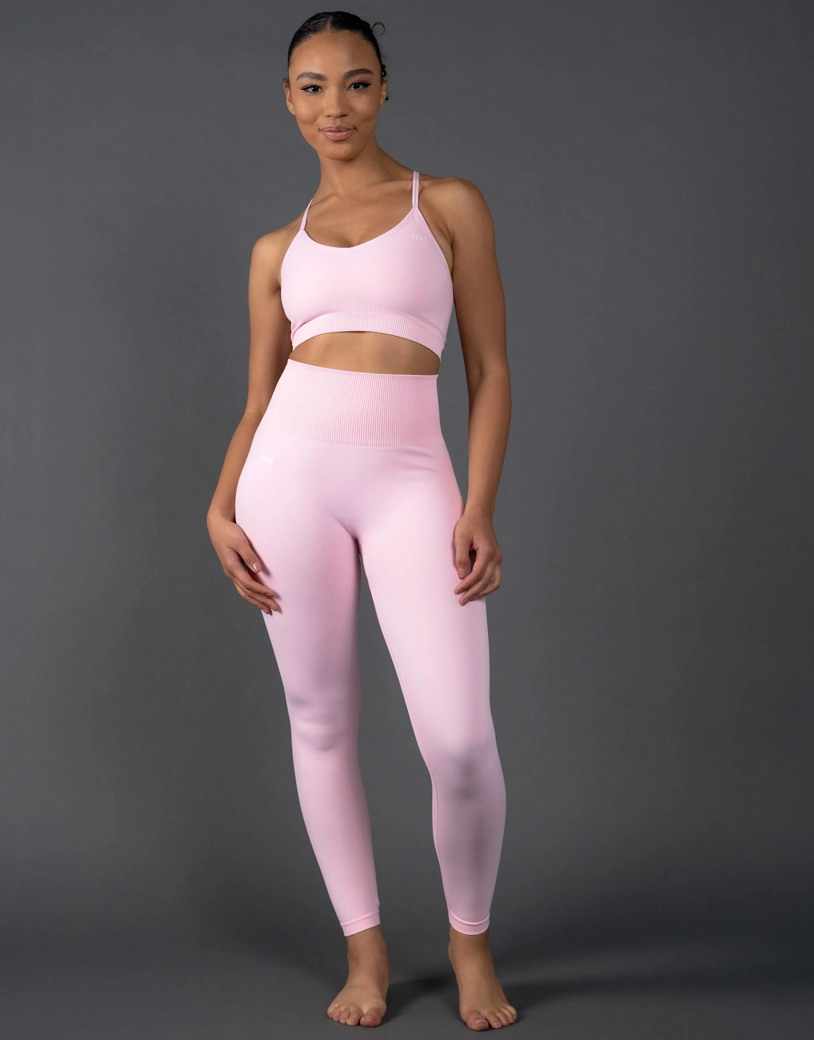 Premium Seamless Tights V5.1 - Taffy (Pink)