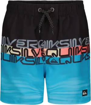 Quiksilver Boys' Volley Swim Trunks with UPF 50  Sun Protection, Quick Dry Bathing Suit Shorts