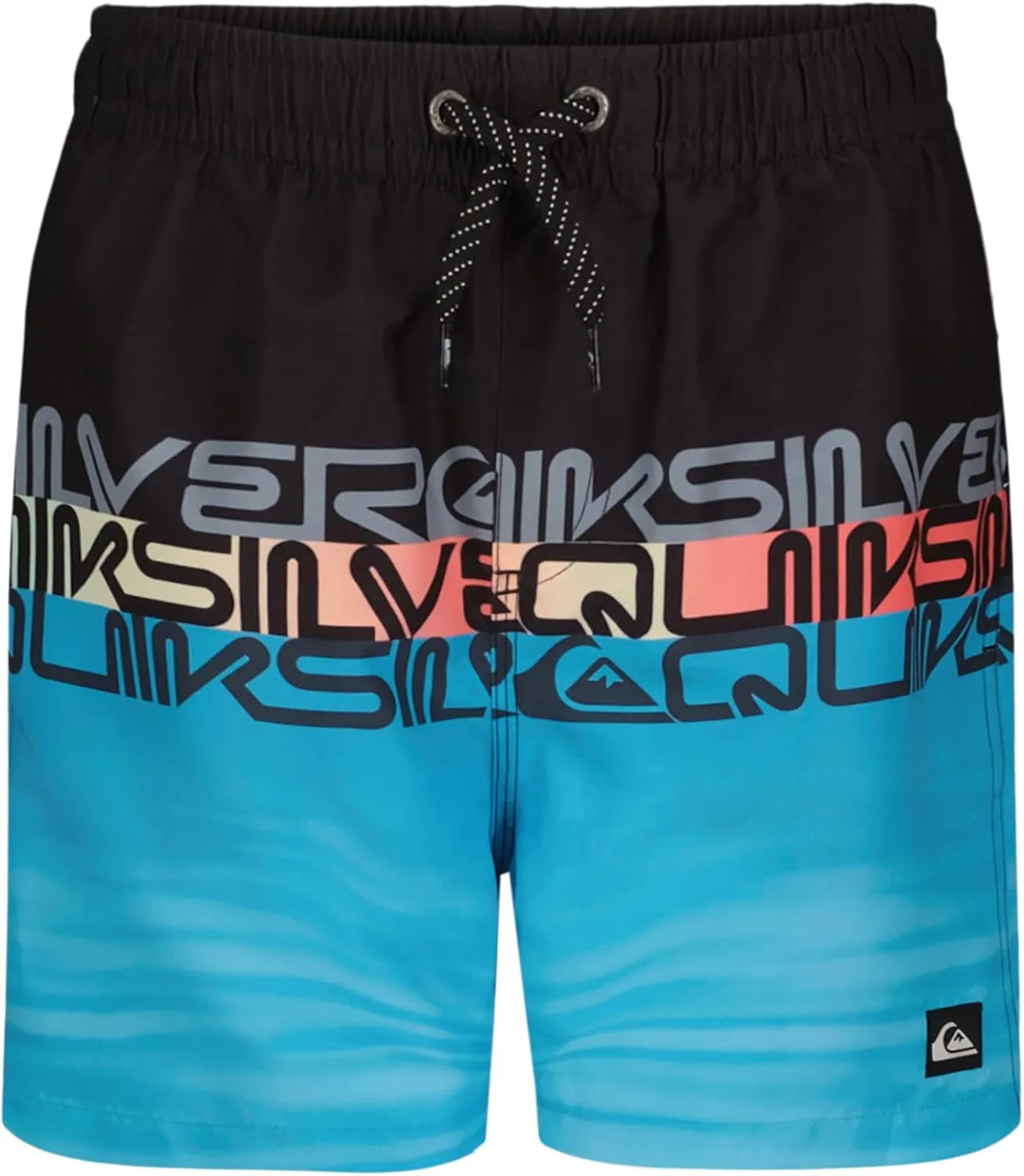 Quiksilver Boys' Volley Swim Trunks with UPF 50  Sun Protection, Quick Dry Bathing Suit Shorts