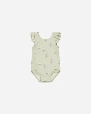 Quincy Mae Scoop Back Onepiece Sailboats