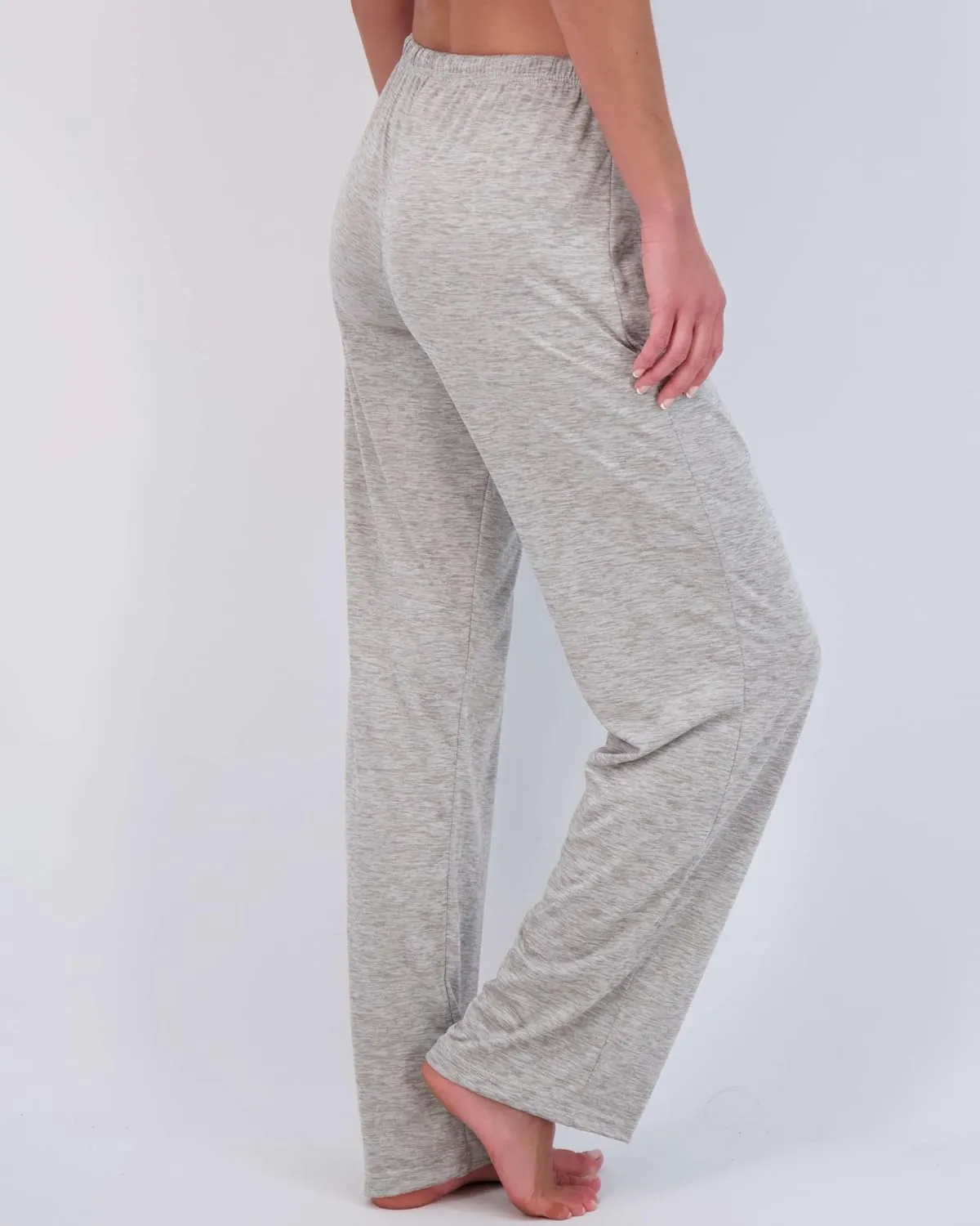Real Essentials 3 Pack: Womens Ultra-Soft Comfy Pajama Lounge Pants Sleepwear (Available in Plus Size)