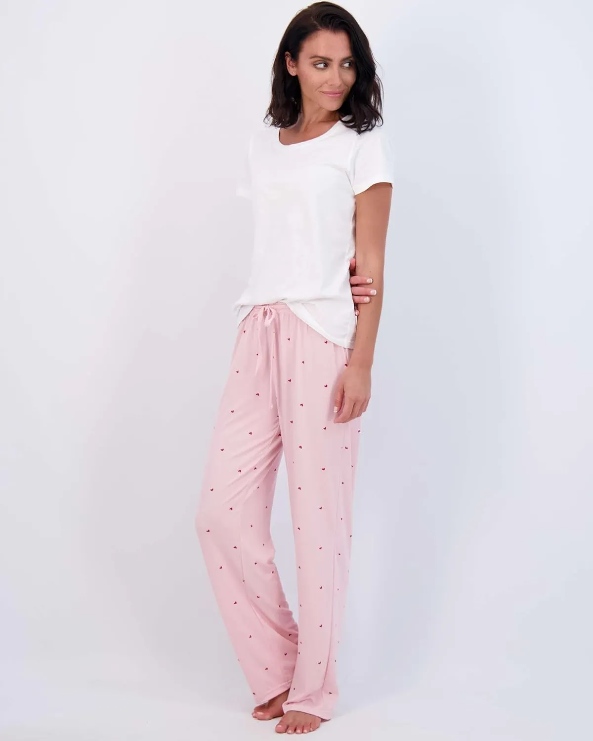 Real Essentials 3 Pack: Womens Ultra-Soft Comfy Pajama Lounge Pants Sleepwear (Available in Plus Size)