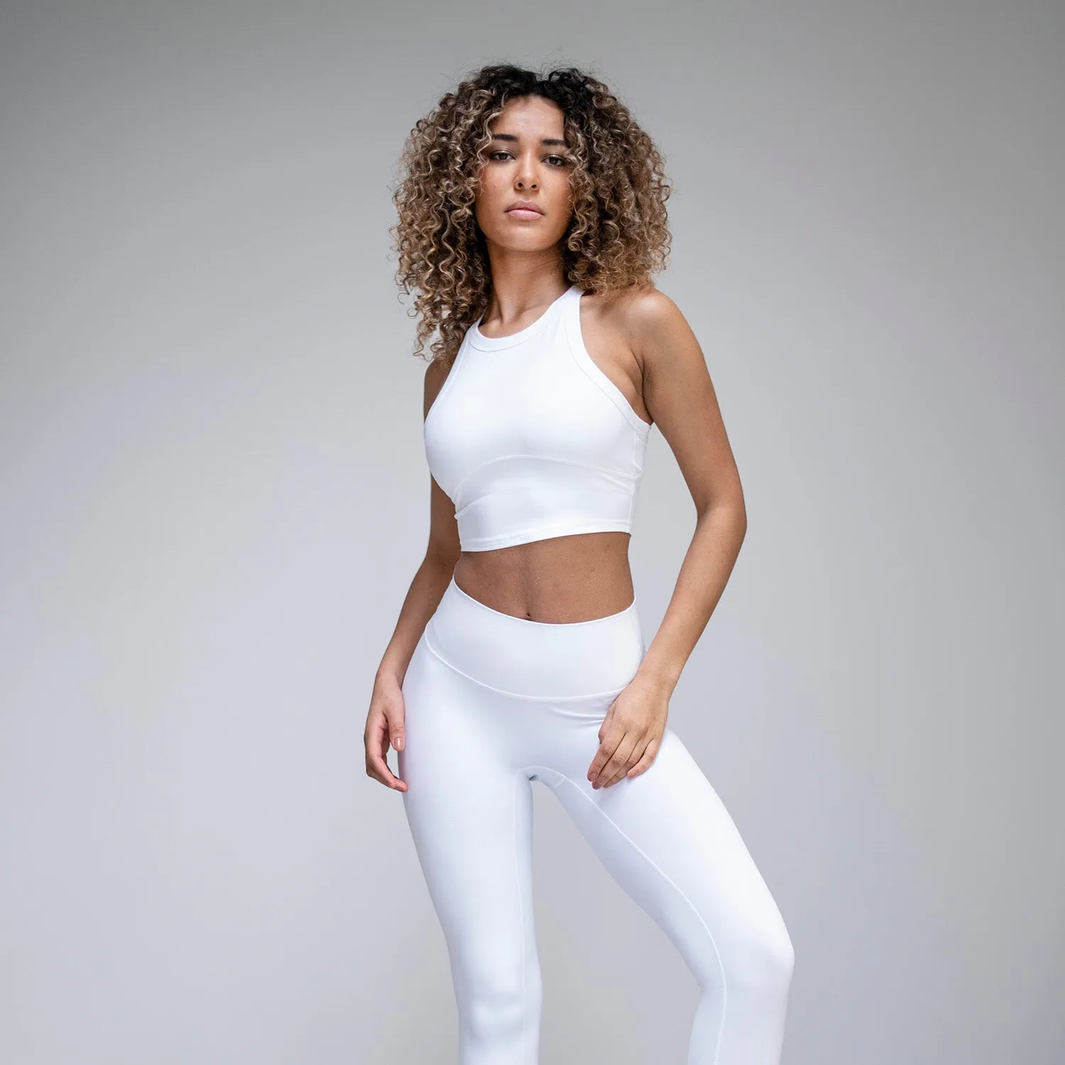 Revive White Leggings Women
