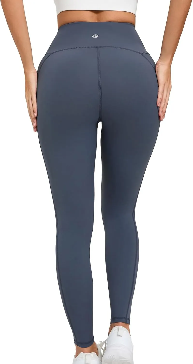 RUNNING GIRL High Waisted Leggings for Women,Tummy Control Workout Yoga Pants with Pockets Compression Pants Buttery Soft