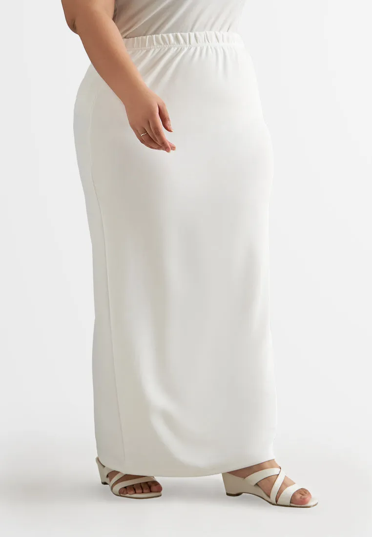 Serina Ribbed Straight Cut Skirt