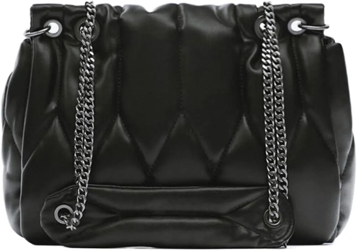 Shoulder Bag Designer Leather Chain Messenger Bag for Women Stylish Handbag Bucket Bag Combo