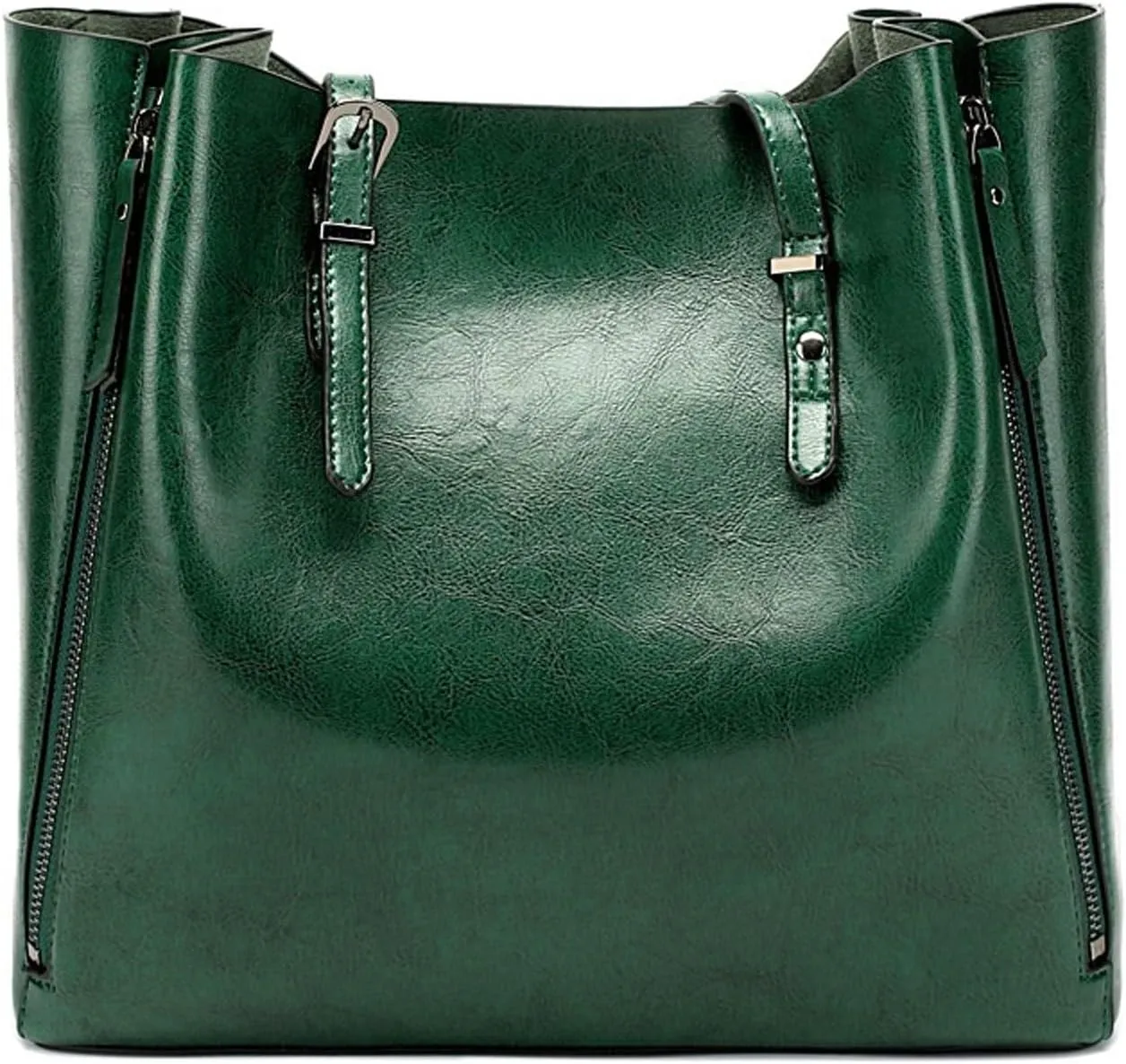 Shoulder Bag Womens Large Tote Bag - Stylish Leather Bucket Shoulder Handbag for Everyday Use