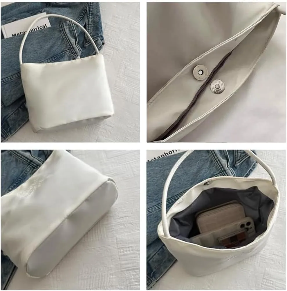 Small Shoulder Bag, Stylish Tote Bag Hobo Handbags for Women,Underarm Purse with Magnetic Snap