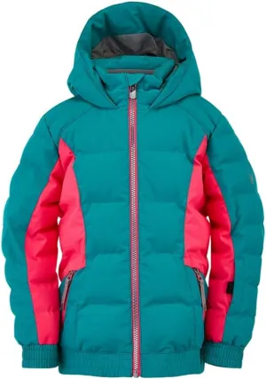 Spyder Atlas Synthetic Down Ski Jacket Little Girls Green 4