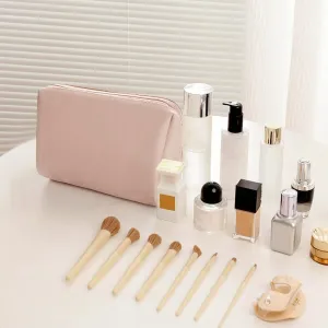 Streamline Travel Makeup Pouch for Women,Portable Waterproof Multifunctional Toiletry Bag,Stylish Mini Cosmetic Pouch
