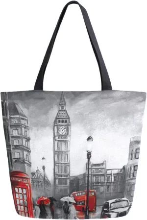Stylish Print Extra Large Shoulder Tote Bag for Beach Travel Weekender Gym Grocery Shopping