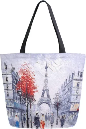Stylish Print Extra Large Shoulder Tote Bag for Beach Travel Weekender Gym Grocery Shopping