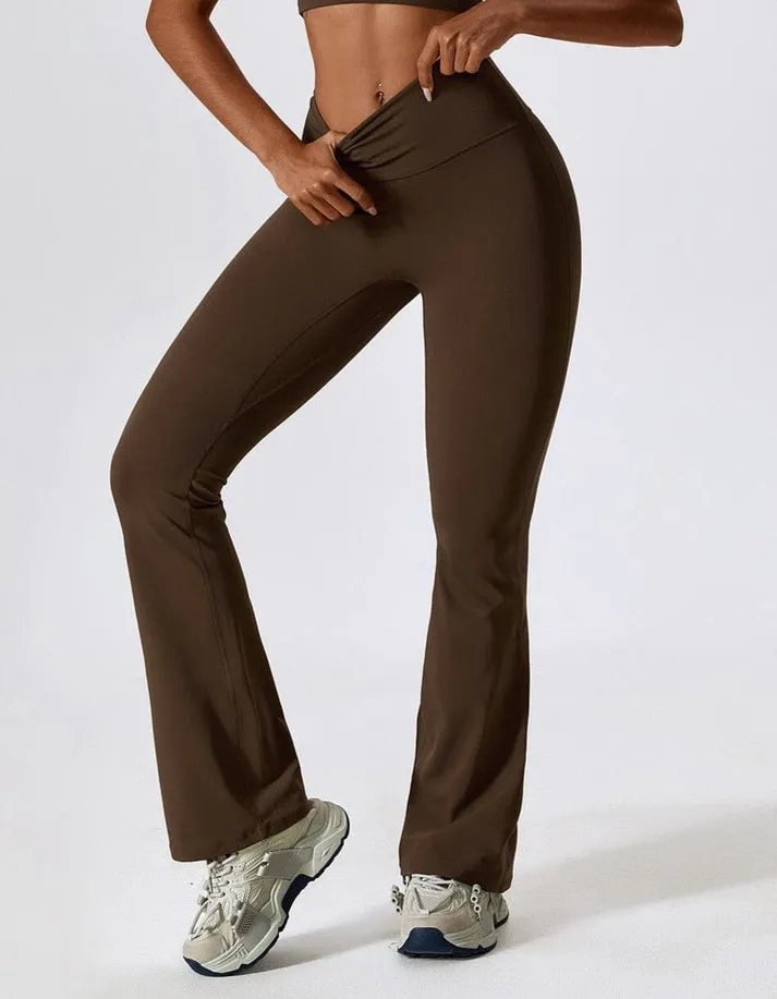Sylis | High Waisted Form-fitting Tapered Leggings