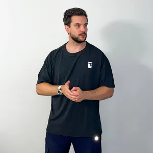 Synergy Oversized T - Black