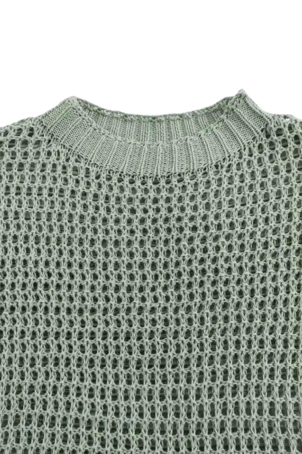 'Tamara' Minimalist Mesh Short Sleeve Knit T-Shirt