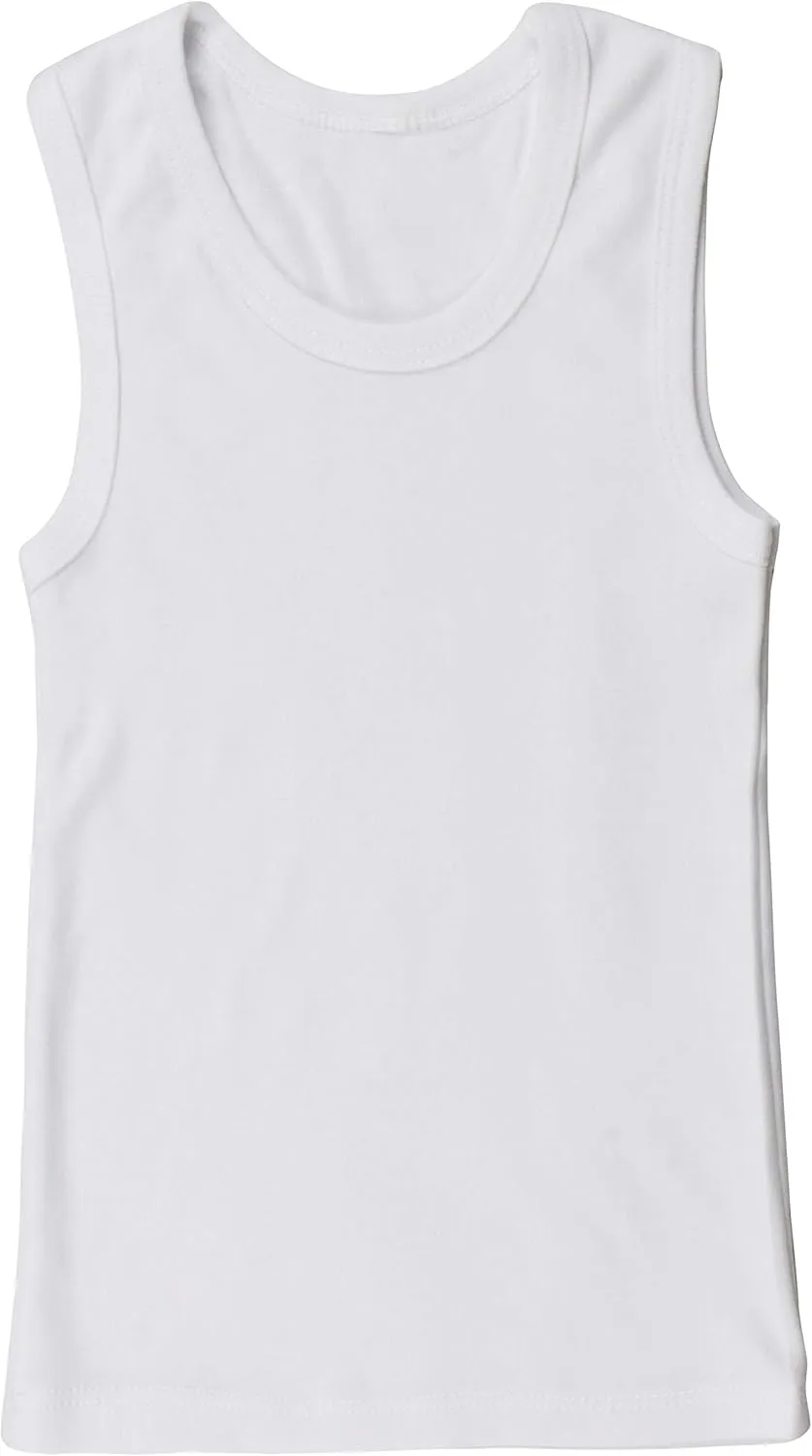 ToBeInStyle Boy's Pack of 4 Tank Tops