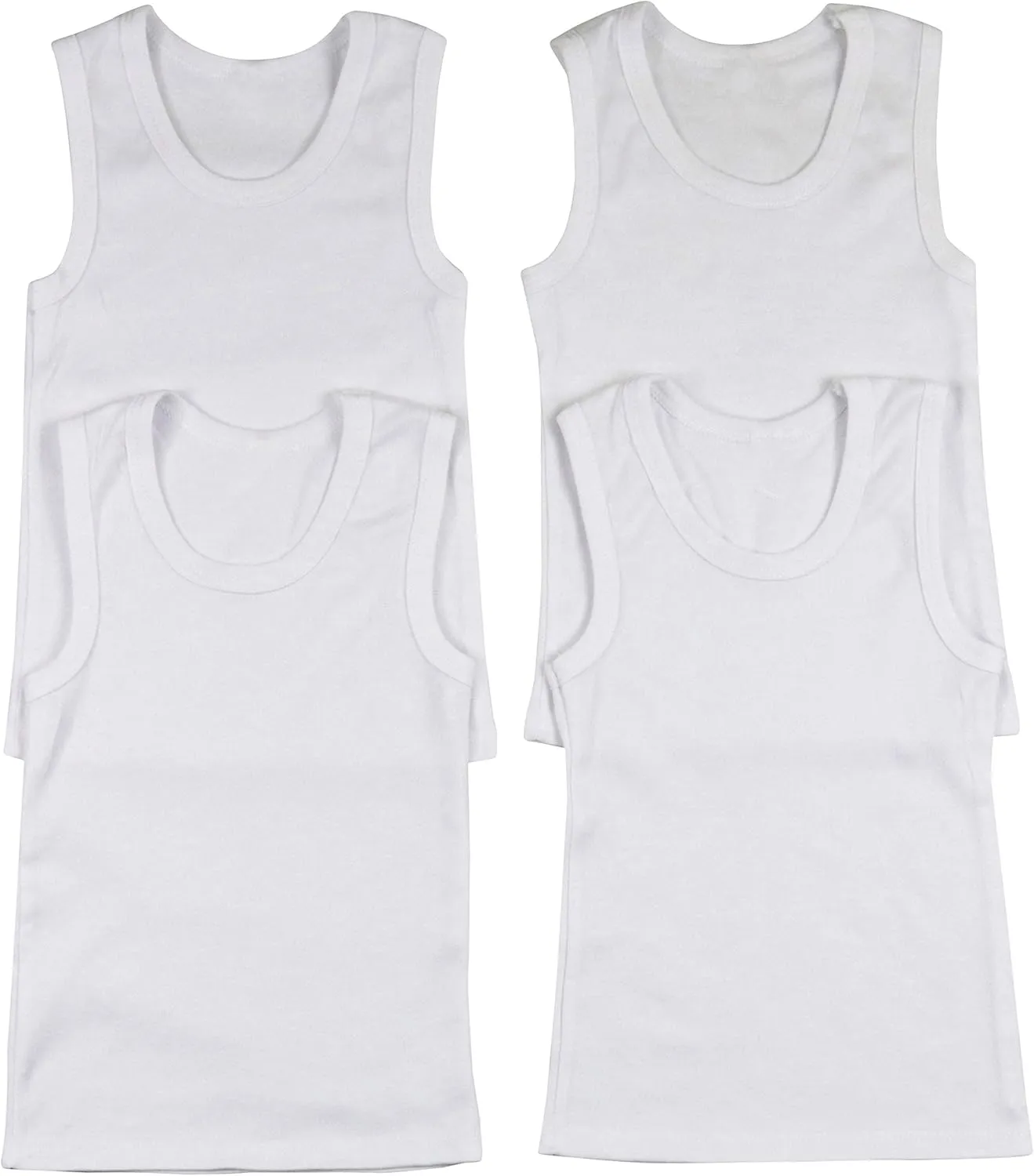 ToBeInStyle Boy's Pack of 4 Tank Tops