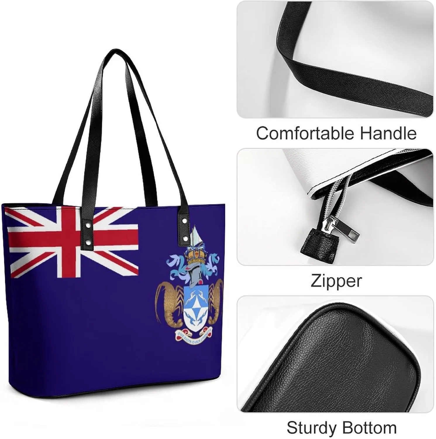 Trendy Mozambique Flag Hobo Tote for Women Stylish Leather Bag Perfect for Errands