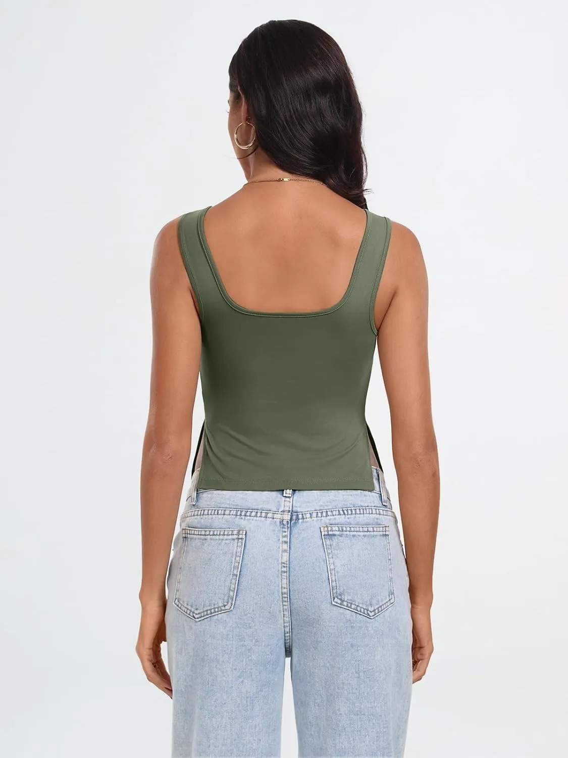 Trendy Queen Womens Going Out Crop Tops Backless Tank Tops Summer Y2k Teen Girls Basics Cute Clothes