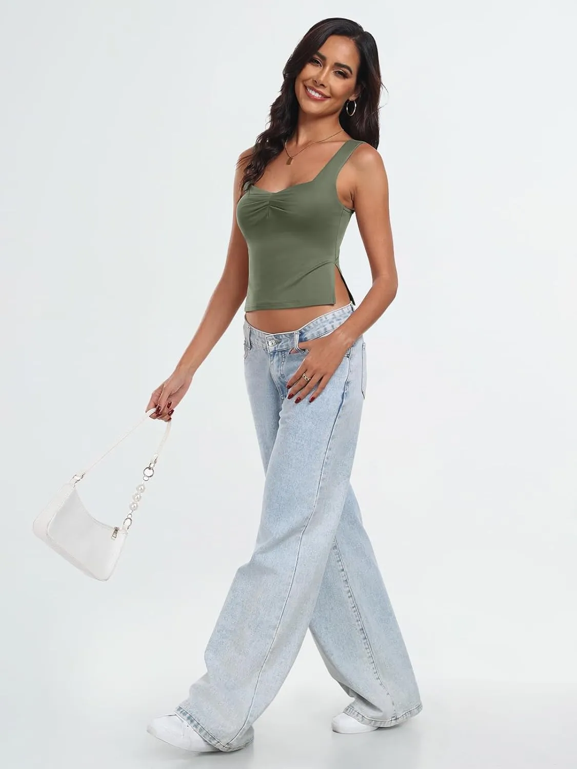 Trendy Queen Womens Going Out Crop Tops Backless Tank Tops Summer Y2k Teen Girls Basics Cute Clothes