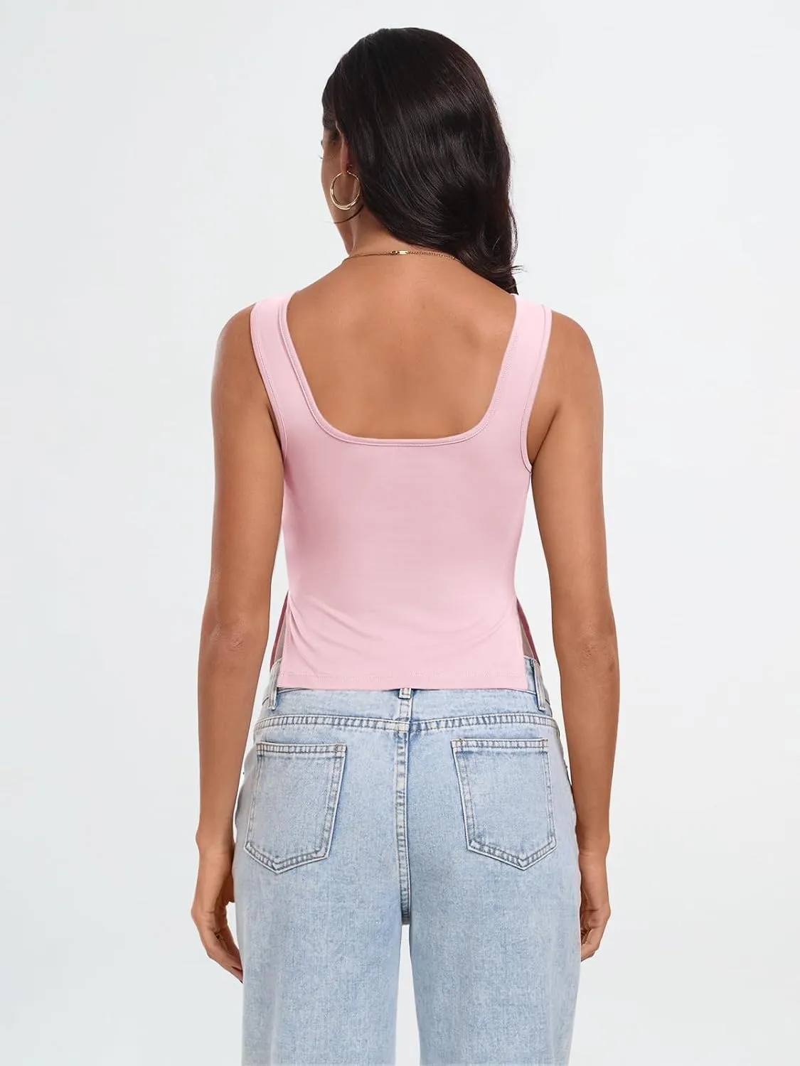 Trendy Queen Womens Going Out Crop Tops Backless Tank Tops Summer Y2k Teen Girls Basics Cute Clothes