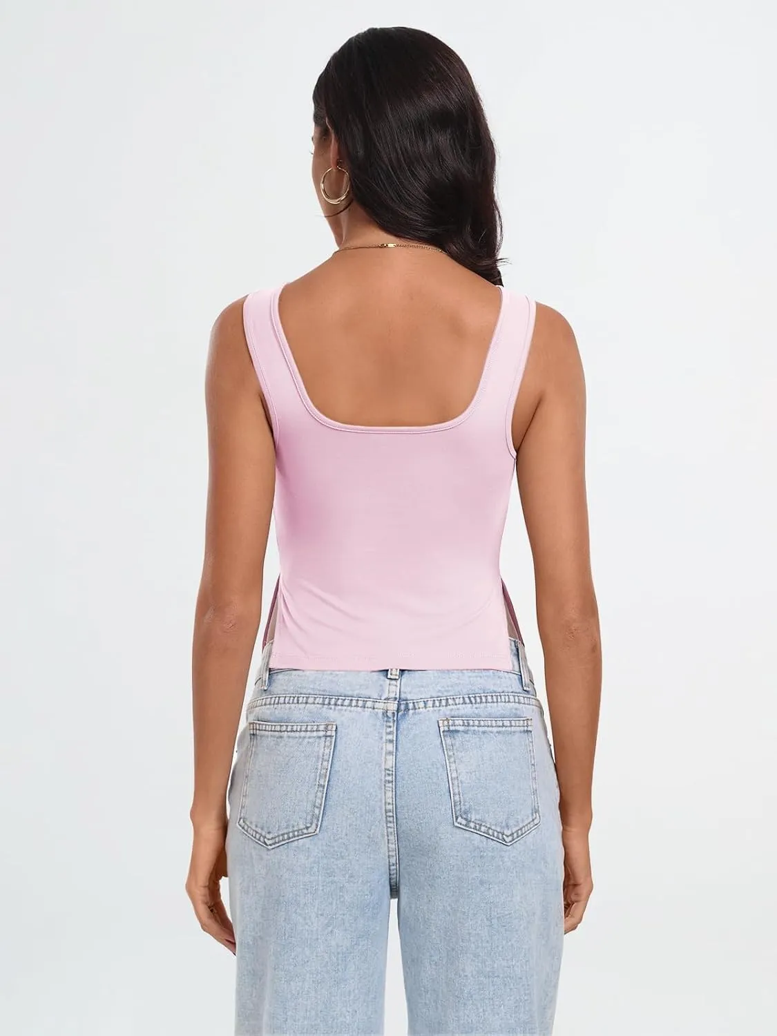 Trendy Queen Womens Going Out Crop Tops Backless Tank Tops Summer Y2k Teen Girls Basics Cute Clothes