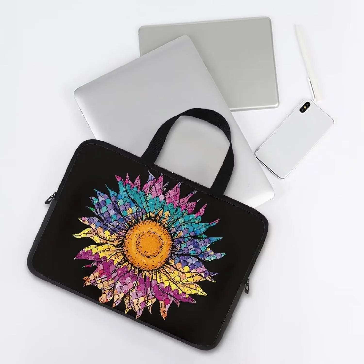 Uasibuni 16 inch Laptop Bag for Women Men Stylish Laptop Cover Gift for Boy Girl