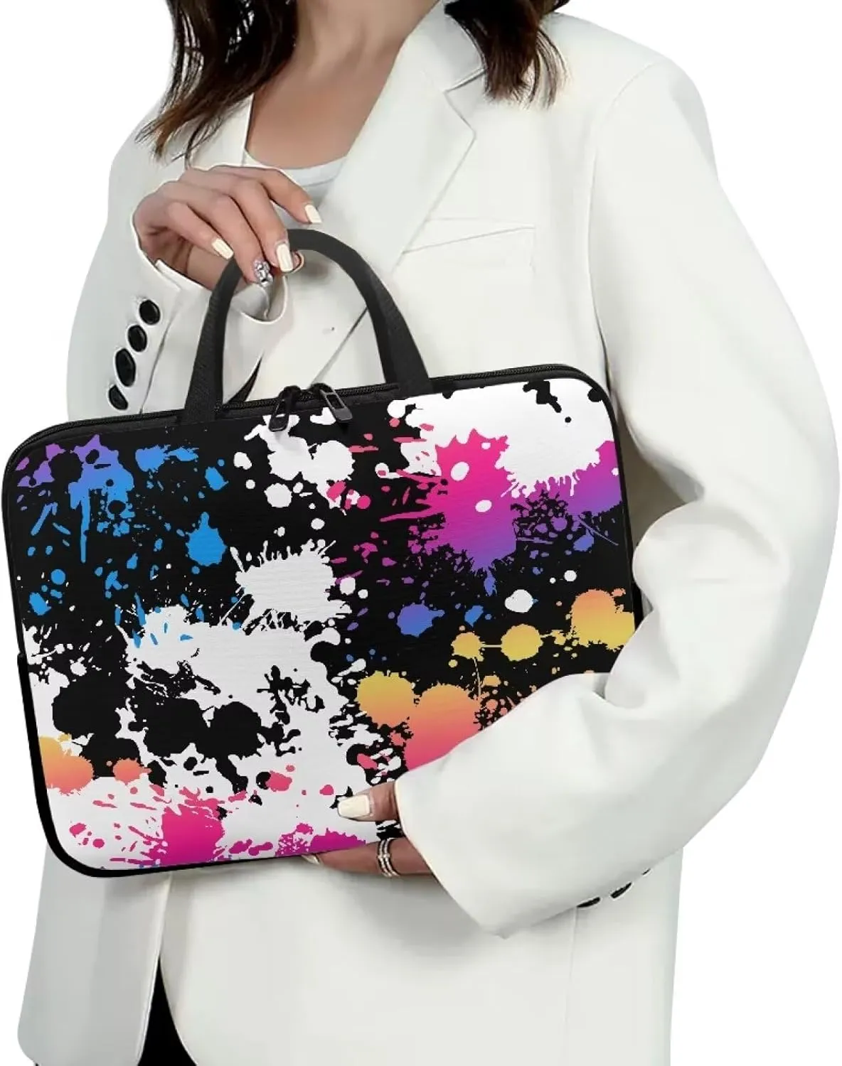 Uasibuni 16 inch Laptop Bag for Women Men Stylish Laptop Cover Gift for Boy Girl