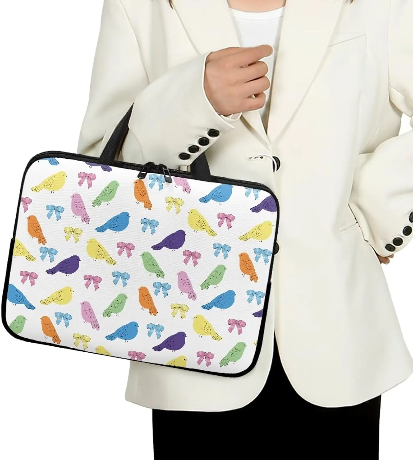 Uasibuni Women Stylish Laptop Bag 15.6 Inch Laptop Sleeve Bag Laptop Messenger Bag Briefcase Laptop Case
